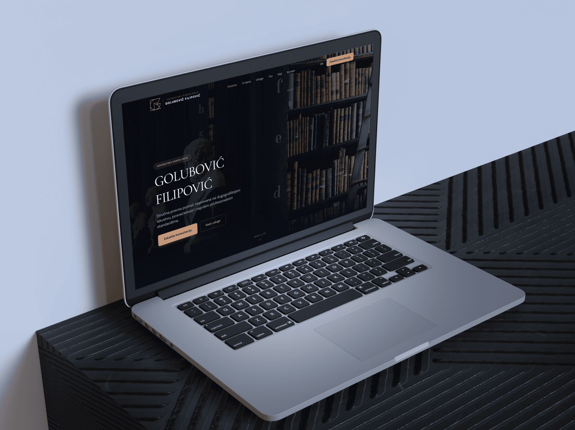 Advokatska kancelarija Golubović Filipović - Landing Pages, Web Sites  project by Nine Pixels