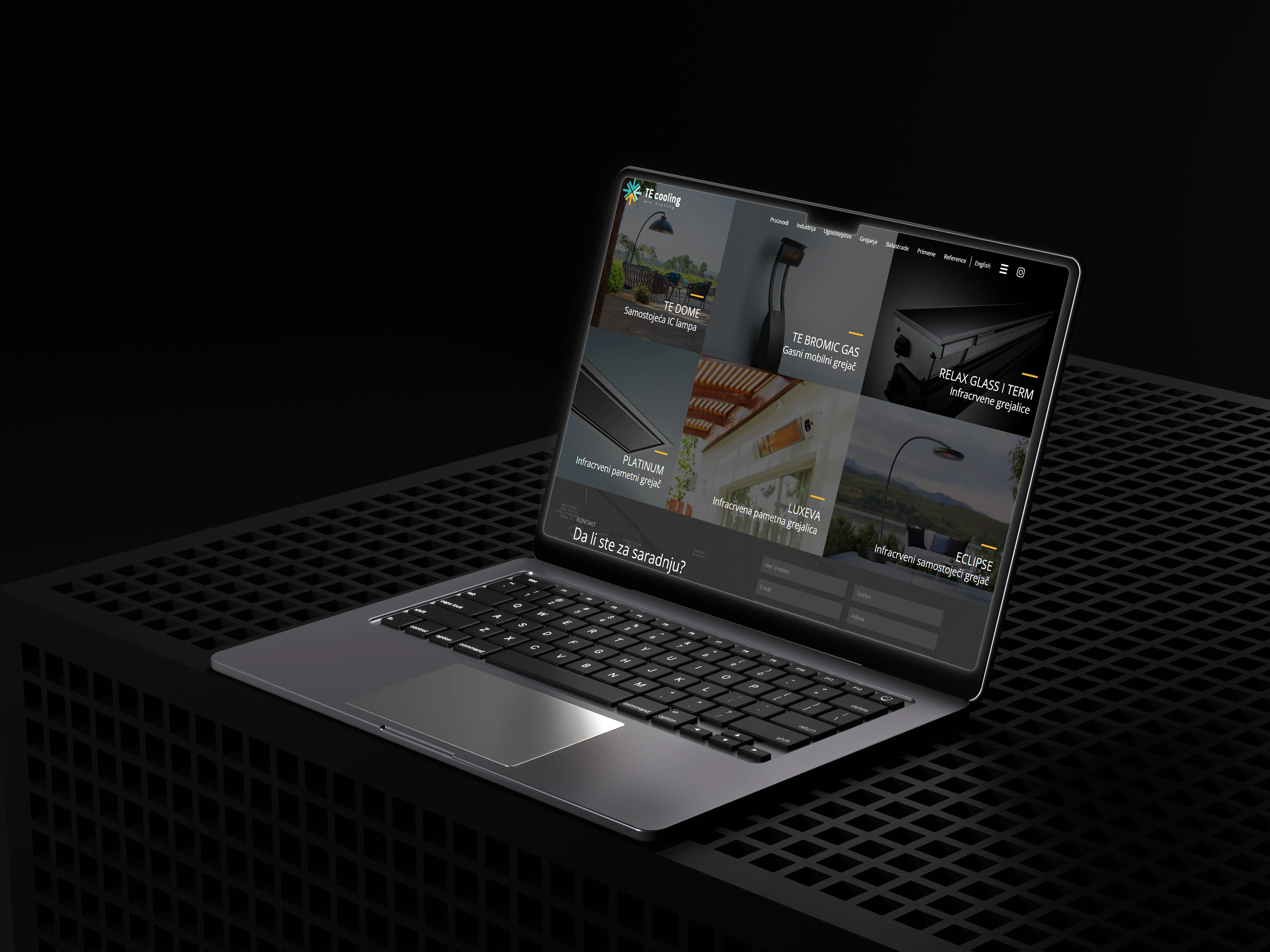 Te Cooling - Web Sites  project by Nine Pixels